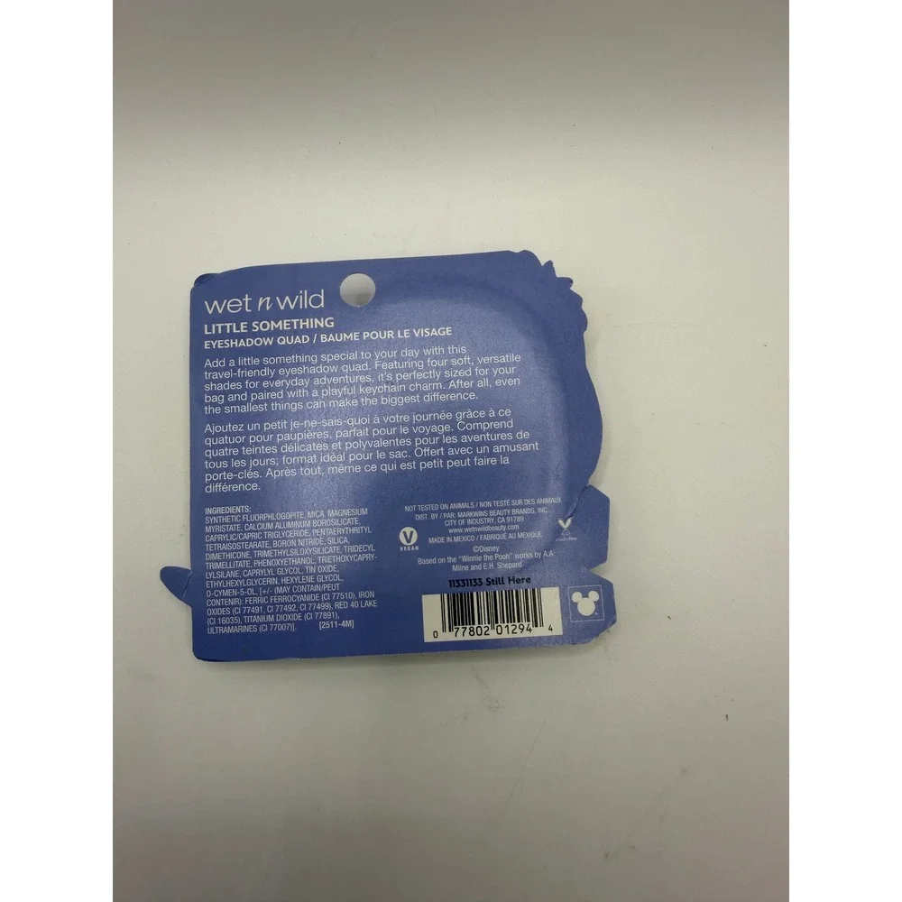 Wet n Wild Unisex OS Eeyore Eyeshadow Quad Disney Winnie the Pooh Still Here New